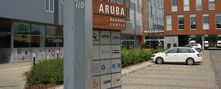 Business centrum ARUBA na adrese Galvaniho 7/D, 821 04 Bratislava